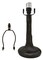 Tree Trunk Metal Lamp Base, Dark Bronze Finish With Gold Highlights, Nicely Weighted, 13" Tall